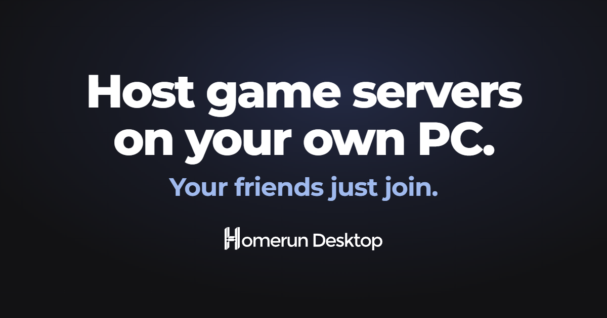 Computeur Host Host a Minecraft Server on Your PC, Free | Homerun Desktop